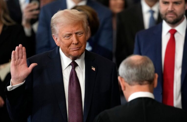 Donald Trump sworn in as the 47th U.S. President