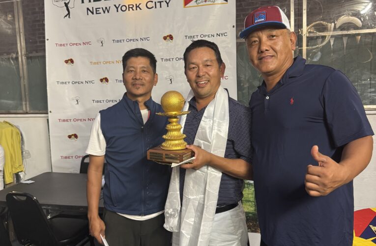 New Hampshire’s Lakpa Sherpa dominates Tibetan Golf Day in the Bronx.