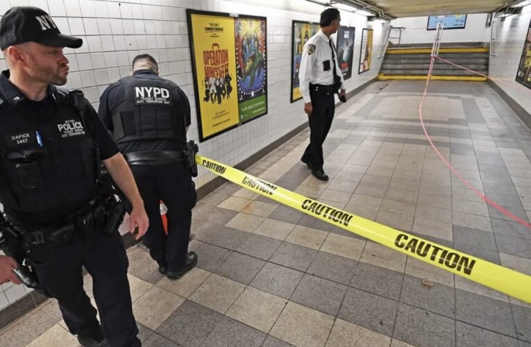 A newborn baby was found at a NYC subway station, and police are searching for a woman