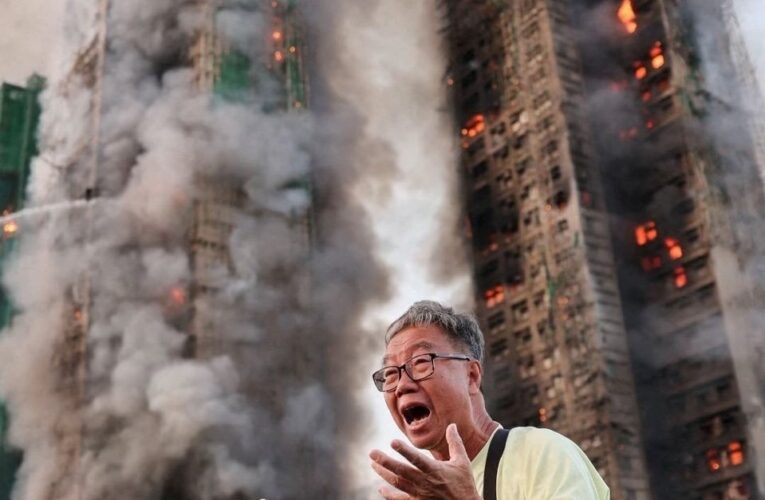 Hong Kong high-rise fire leaves 44 dead  hundreds missing