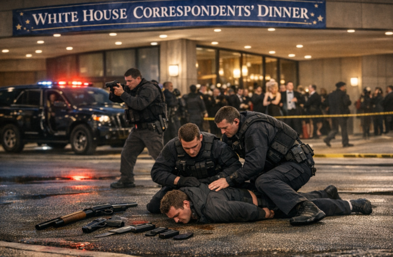 President Trump evacuated after security incident at White House Correspondents’ Dinner