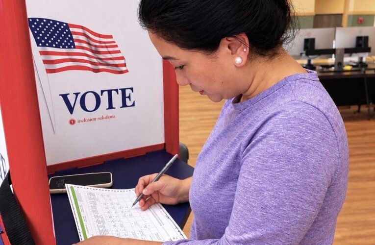 Voters Cast Ballots at Torrington City Hall as Early Voting Window Nears Final Days